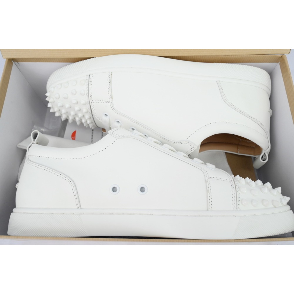 EM Sneakers Christian Louboutin Louis Junior Spikes White