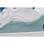 EM Sneakers Lanvin Leather Curb White Blue