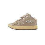 EM Sneakers Lanvin Leather Curb White Brown