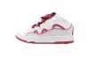 EM Sneakers Lanvin Leather Curb White Red