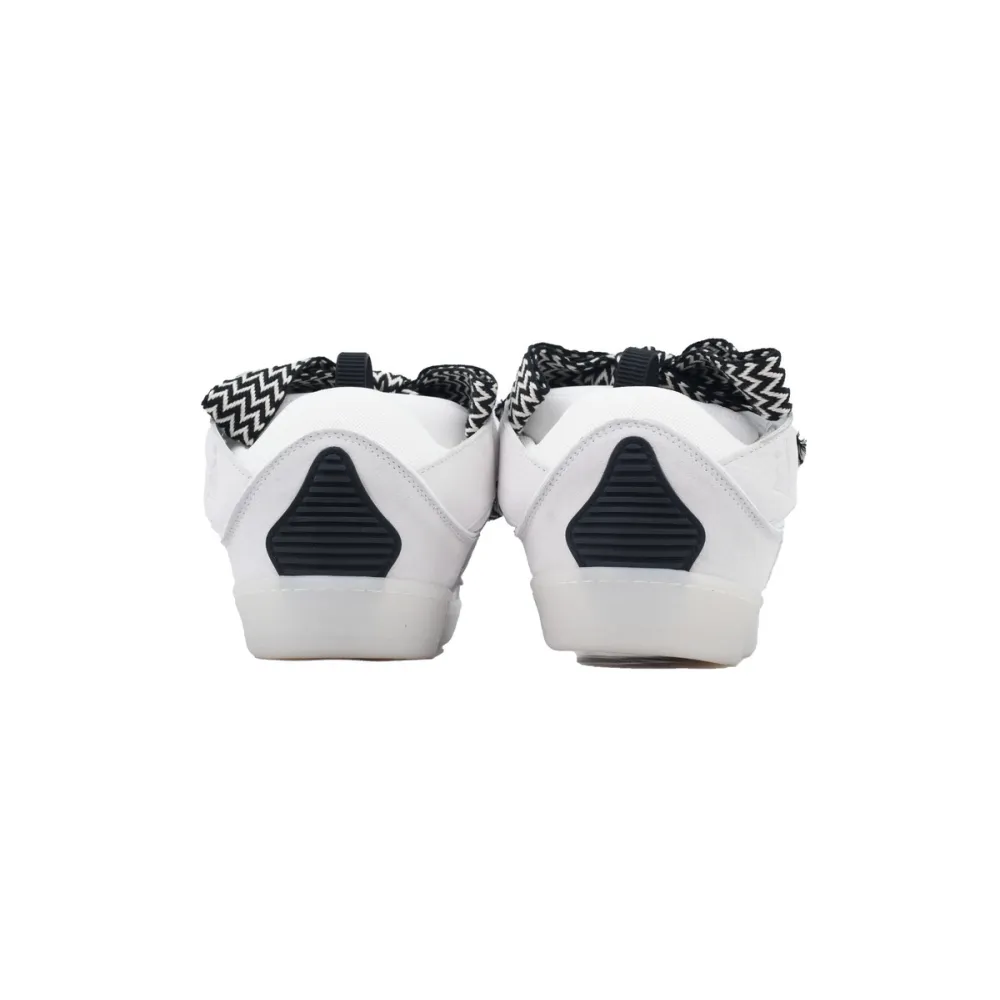EM Sneakers Lanvin Leather Curb Grey White Black