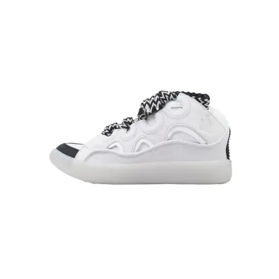 EM Sneakers Lanvin Leather Curb Grey White Black 01