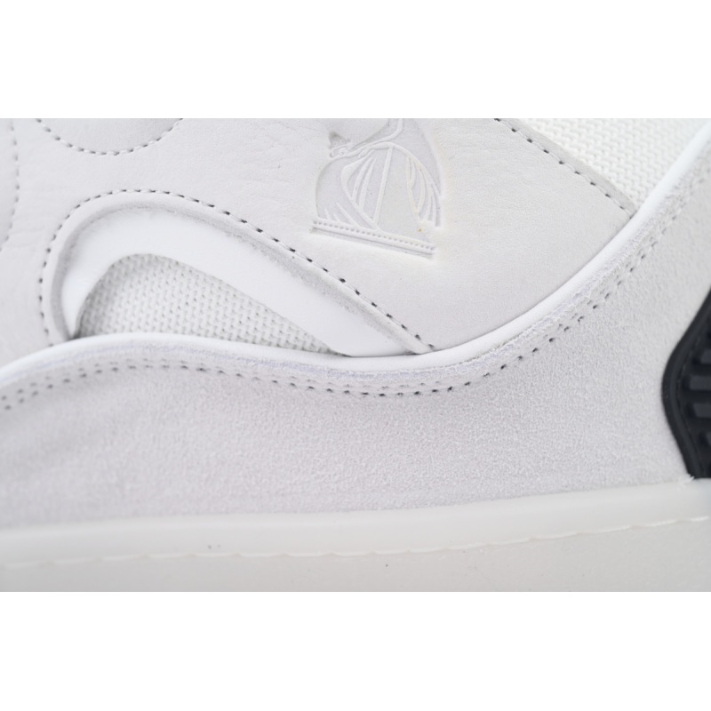 EM Sneakers Lanvin Leather Curb Grey White Black