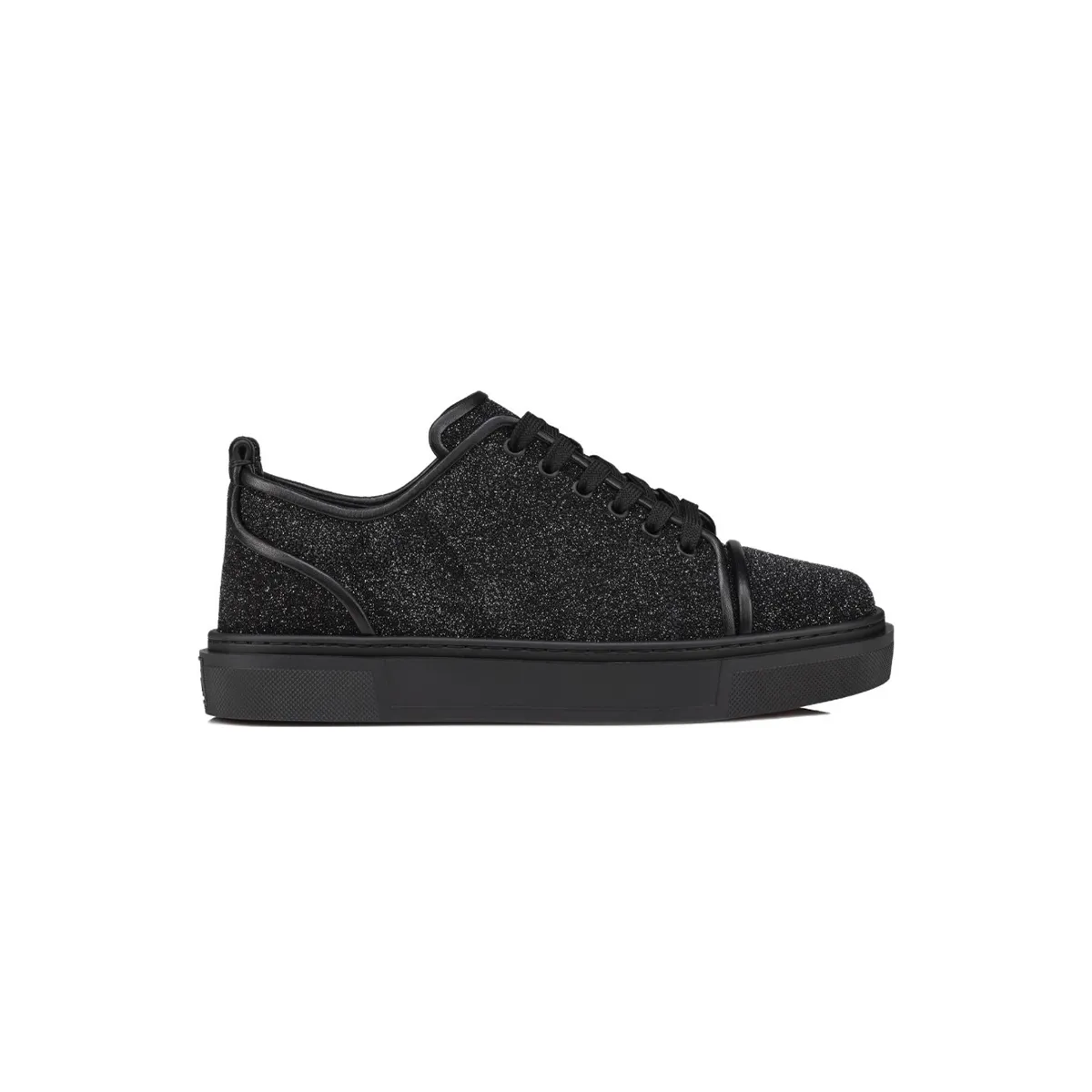 EM Sneakers Christian Louboutin Adolon Junior Panelled Leather Low-top Trainers Black