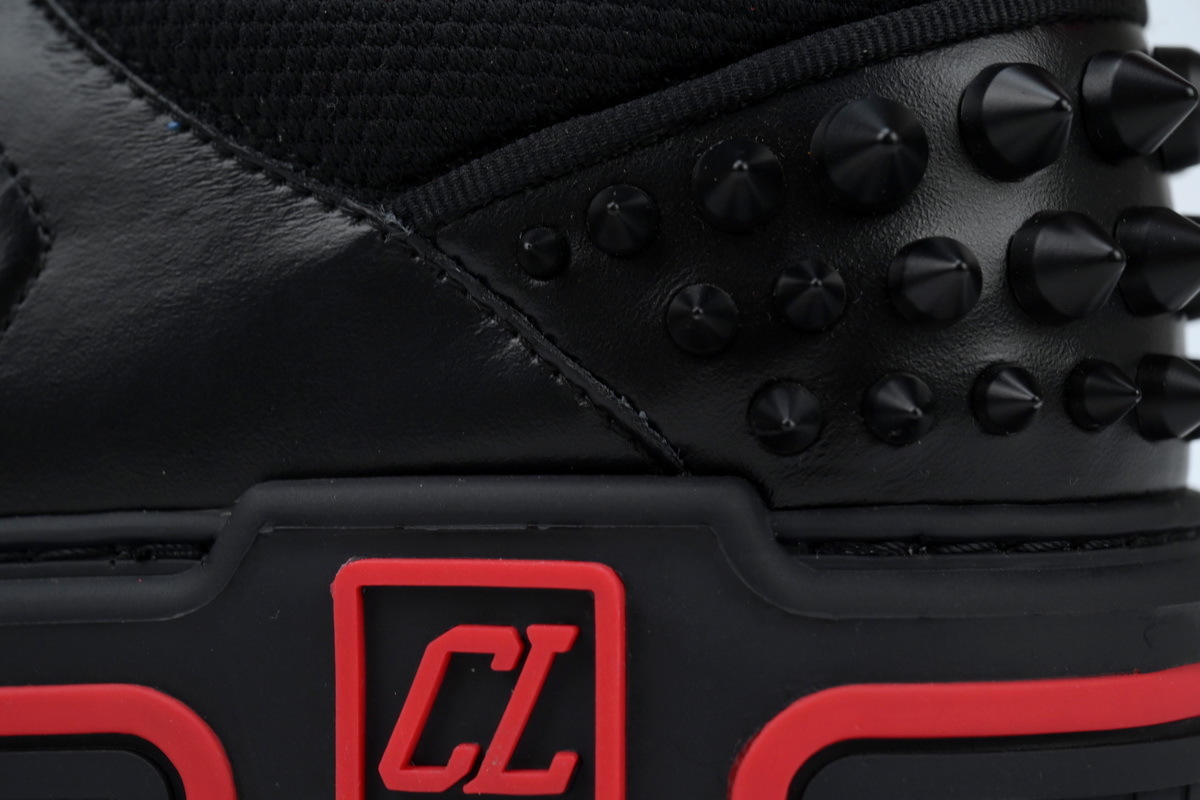 EM Sneakers Christian Louboutin Astroloubi Black Red