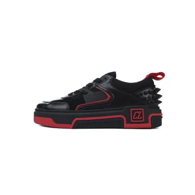 EM Sneakers Christian Louboutin Astroloubi Black Red 01