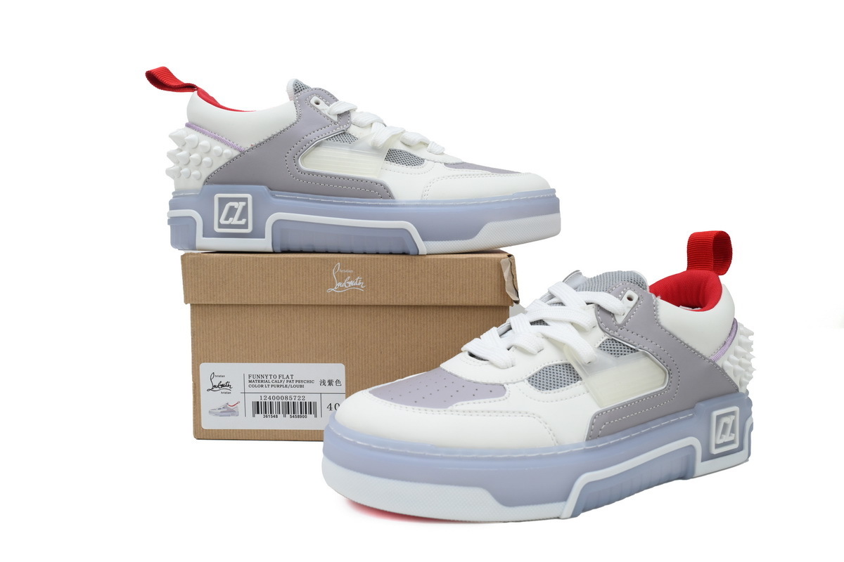 EM Sneakers Christian Louboutin Astroloubi Gray White