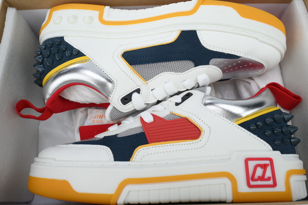 EM Sneakers Christian Louboutin Astroloubi White Yellow