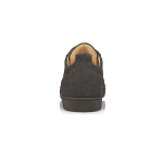 EM Sneakers Christian Louboutin Louis Junior Spikes Veau Velours Sneaker Brown