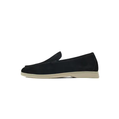 EM Sneakers Loro Piana Walk Loafer Black 01