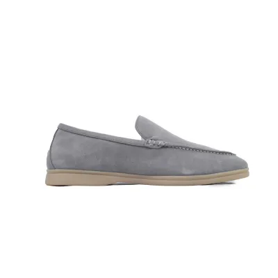 EM Sneakers Loro Piana Walk Loafer Gray 02
