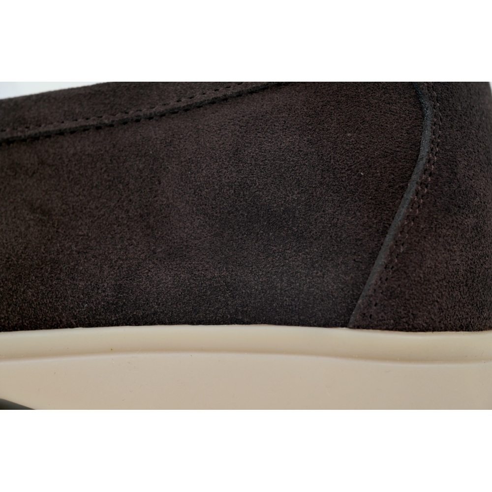 EM Sneakers Loro Piana Walk Loafer Red Brown