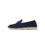 EM Sneakers Loro Piana Walk Loafer with Hidden Blue Buckle
