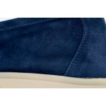 EM Sneakers Loro Piana Walk Loafer with Hidden Blue Buckle