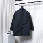EM Sneakers Louis Vuitton LV Jacket 23FW Reversible Mid-Length Black