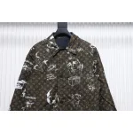 EM Sneakers Louis Vuitton LV Jacket 23FW Reversible Mid-Length Black
