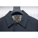 EM Sneakers Louis Vuitton LV Jacket 23FW Reversible Mid-Length Black