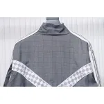 EM Sneakers Louis Vuitton LV Jacket Wool Check Web Belted Grey