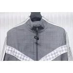 EM Sneakers Louis Vuitton LV Jacket Wool Check Web Belted Grey