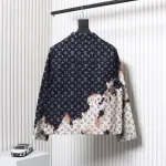EM Sneakers Louis Vuitton LV Jacket Fire Cloud Mixed Dye Denim