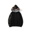 EM Sneakers BAPE Tiger Head Double Hood Camouflage Patchwork Hoodie