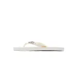 EM Sneakers Gucci Double G Logo Chevron Sandal Metal Rice White