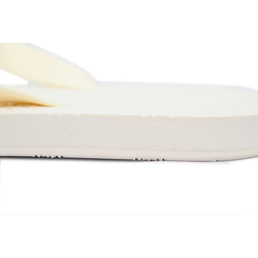 EM Sneakers Gucci Double G Logo Chevron Sandal Printed Rice White