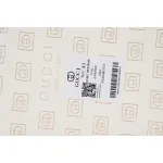 EM Sneakers Gucci Double G Logo Chevron Sandal Printed Rice White