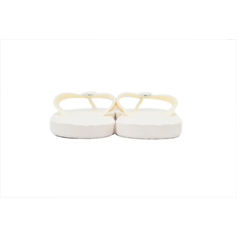EM Sneakers Gucci Double G Logo Chevron Sandal Rice White
