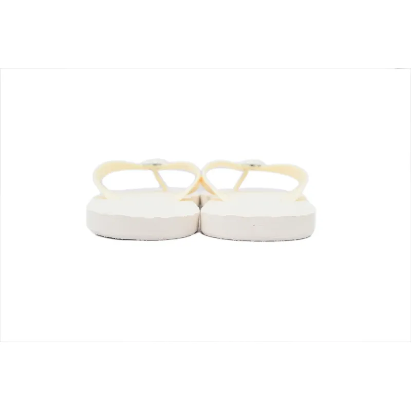 EM Sneakers Gucci Double G Logo Chevron Sandal Rice White