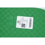 EM Sneakers Gucci Double G Logo Chevron Sandal Striped Green