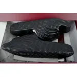 EM Sneakers Gucci Slide Sandal Interlocking G Black Water Ripples