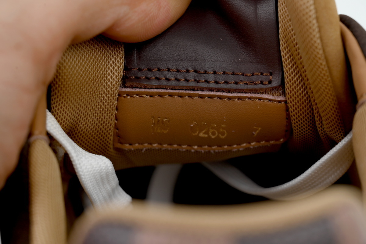 EM Sneakers Louis Vuitton LV Trainer × NIGO Co Branded Coffee Colors