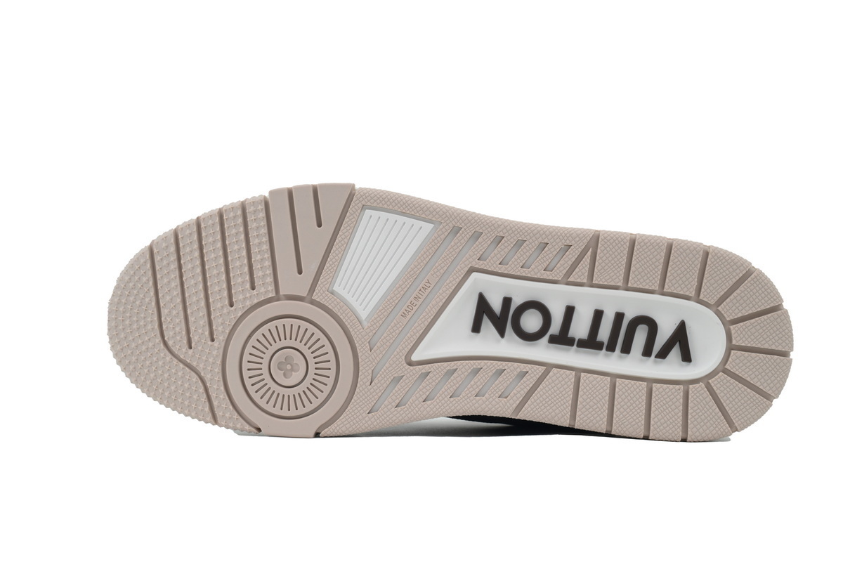 EM Sneakers Louis Vuitton LV Trainer × NIGO Co Branded Coffee Colors