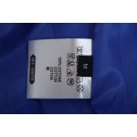 EM Sneakers Off-White Blue and White Patch Baseball Jacket