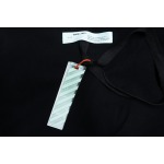EM Sneakers Off-White Crew Neck Sweatshirt Oil Painting Print Black
