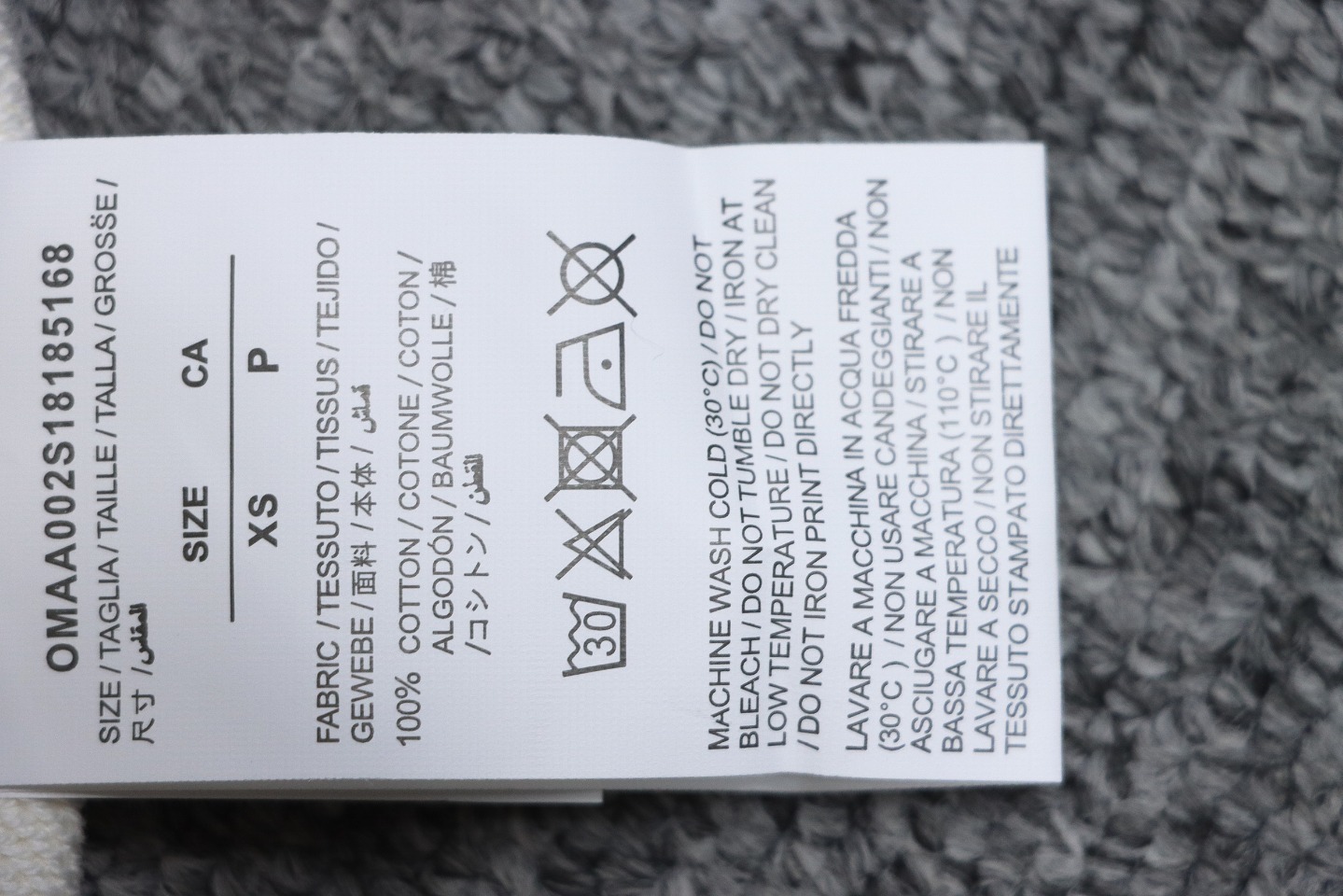 EM Sneakers Off-White Crew Neck Sweatshirt Oil Painting Print White