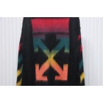 EM Sneakers Off-White OW Mohair Crew Neck Sweater Black