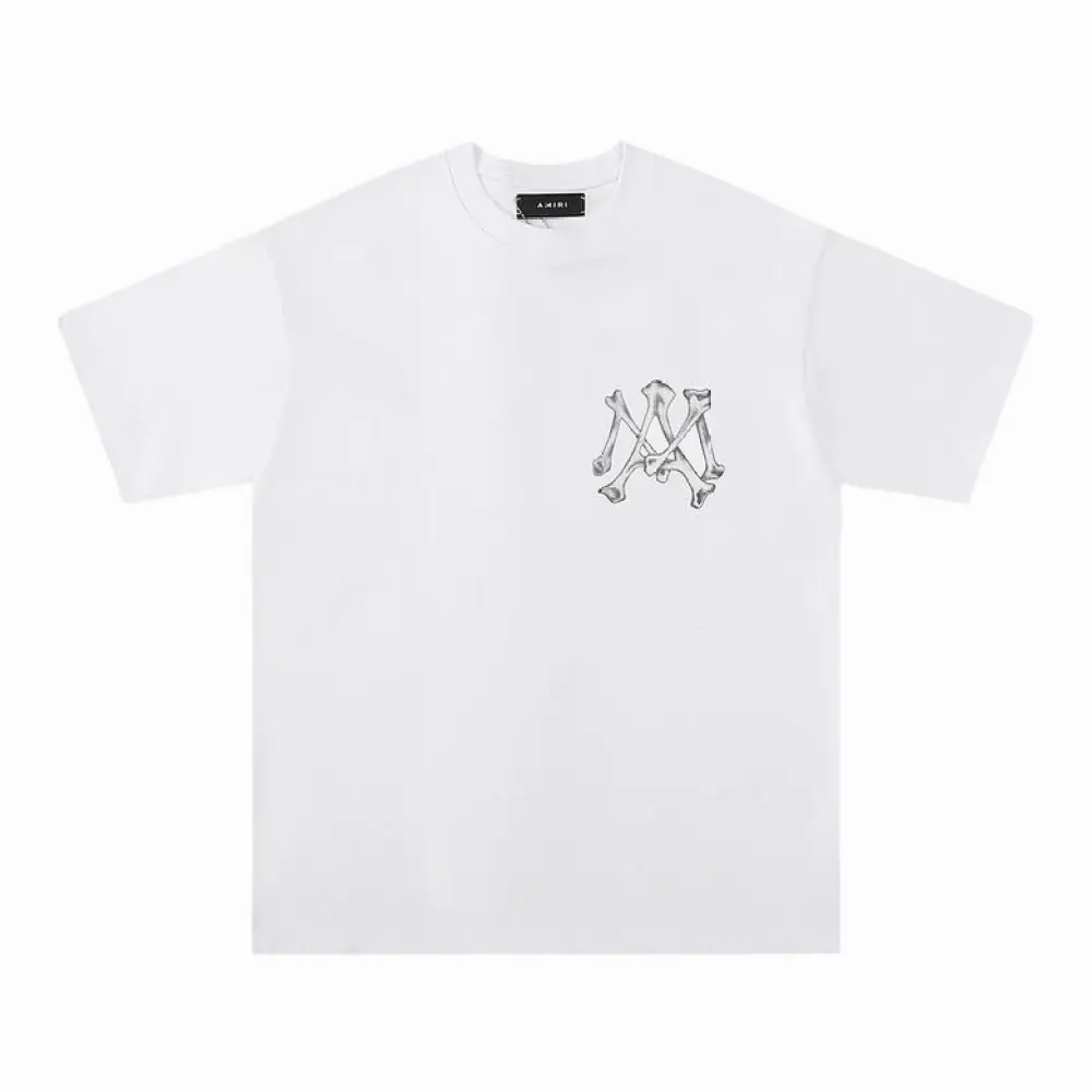 EM Sneakers Amiri T-shirt 665 Black and White