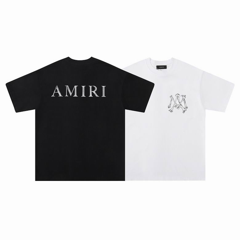EM Sneakers Amiri T-shirt 665 Black and White