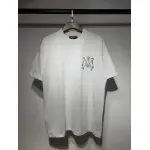 EM Sneakers Amiri T-shirt 665 Black and White