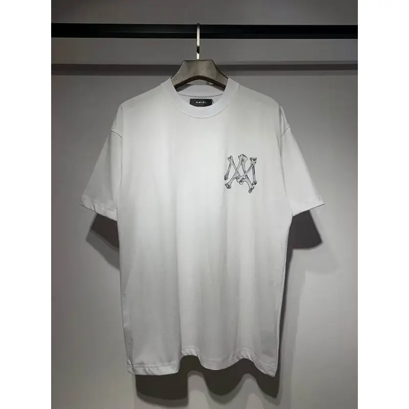 EM Sneakers Amiri T-shirt 665 Black and White