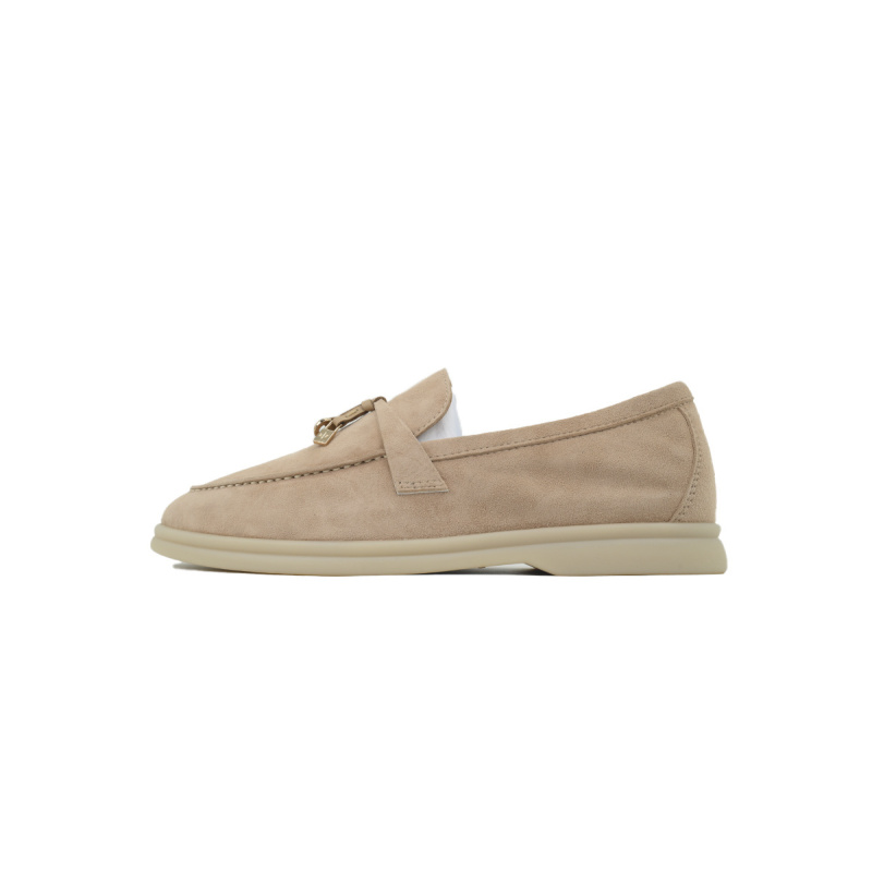 EM Sneakers Loro Piana Walk Loafer Apricot