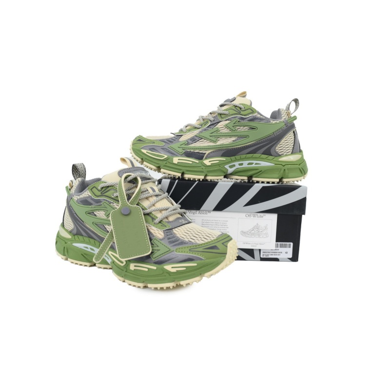 EM Sneakers OFF-WHITE Be Right Back Military White Gray