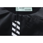 EM Sneakers Off-White Leather Sleeve Five-Pointed Star Baseball Jacket Black and White