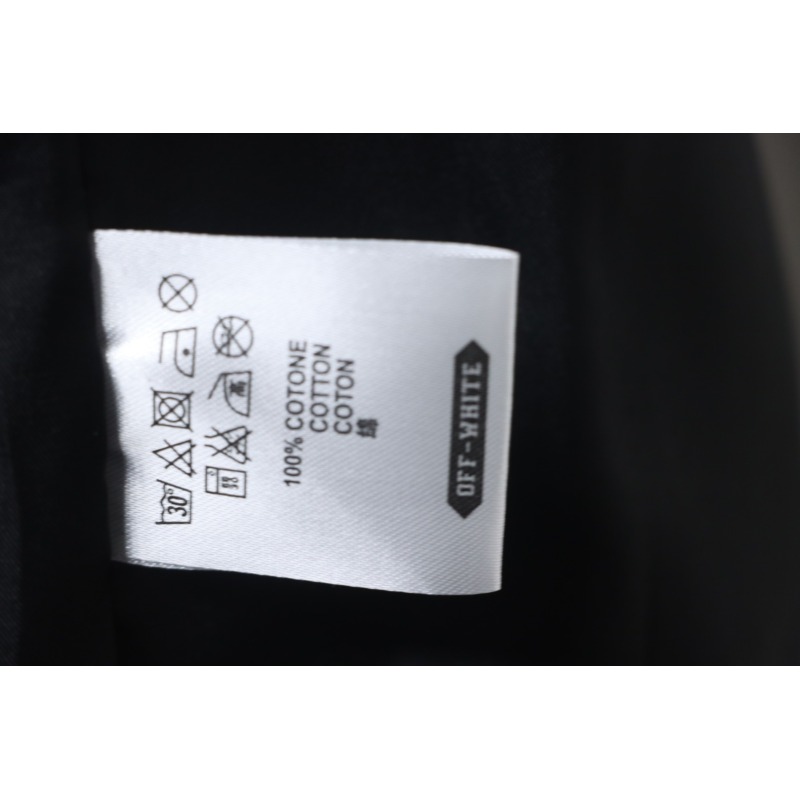 EM Sneakers Off-White Leather Sleeve Five-Pointed Star Baseball Jacket Black and White