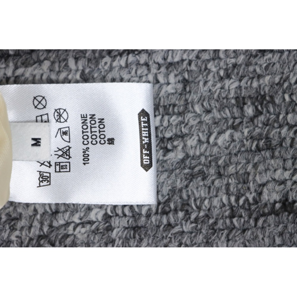 EM Sneakers Off-White x AC mlian Devil Towel Embroidery Joint Baseball Jacket Apricot