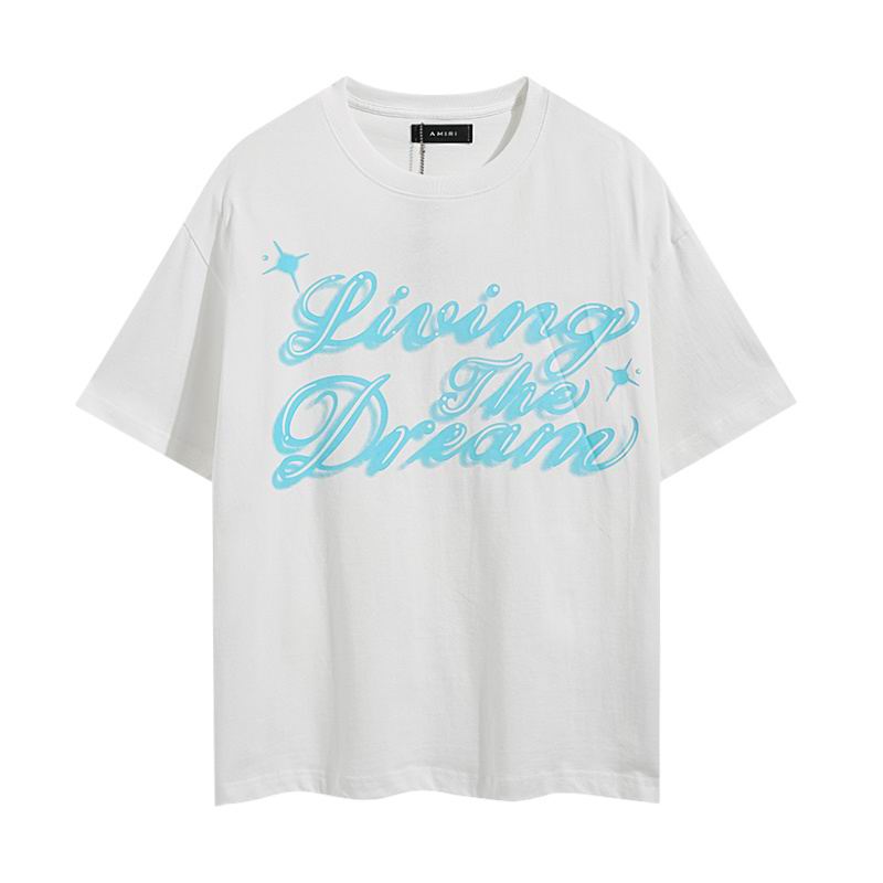 EM Sneakers Amiri T-shirt 2102 Black and White