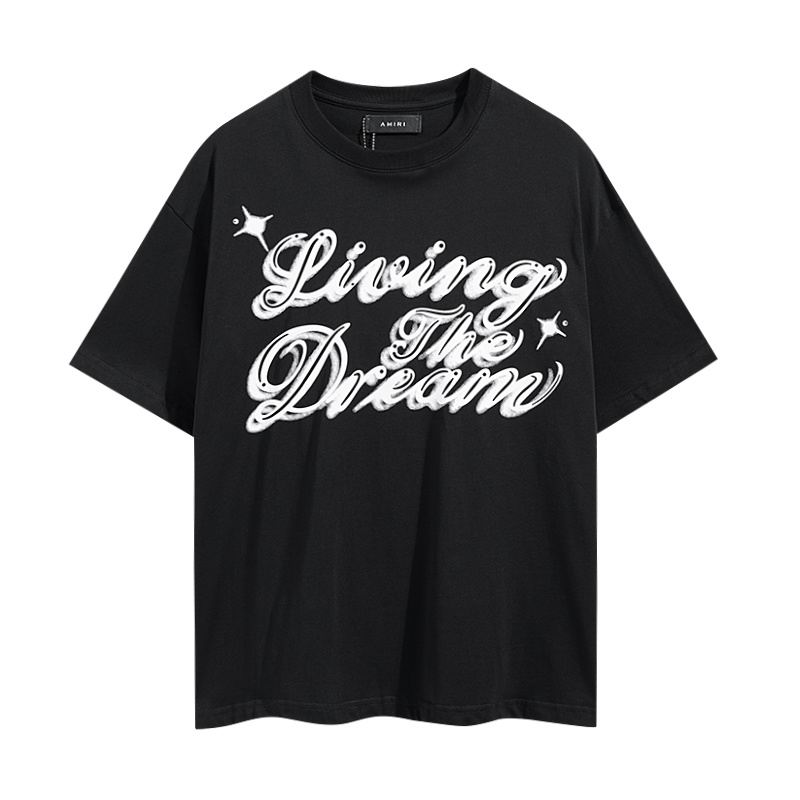 EM Sneakers Amiri T-shirt 2102 Black and White