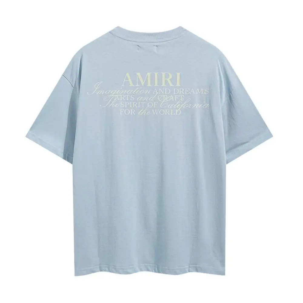 EM Sneakers Amiri T-shirt 2104 Black and Blue